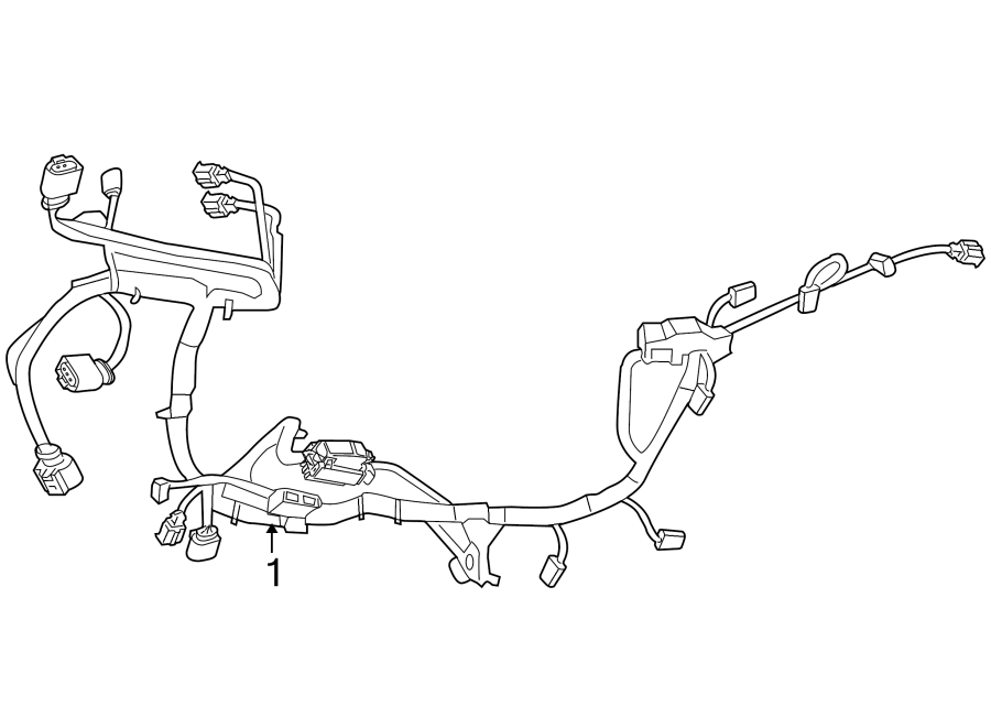 7B0971072A - Volkswagen Harness. Engine. WIRING. Battery Cable. 4.0